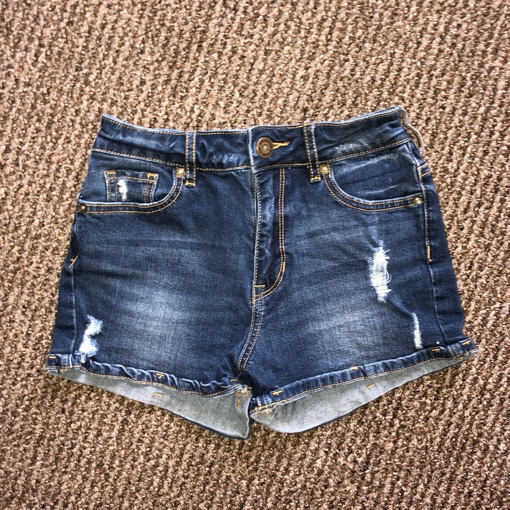 High Waisted Denim Shorts
